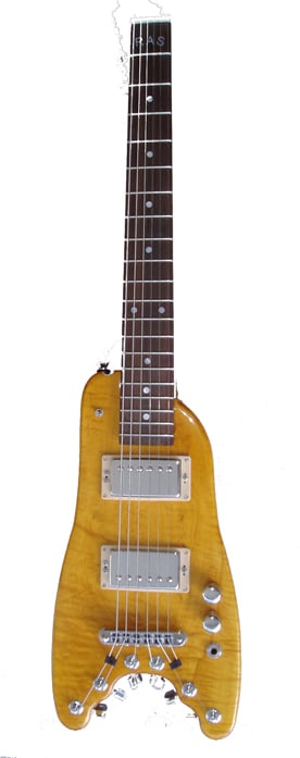 Electric Portable Guitar -  Amber Custom Rambler