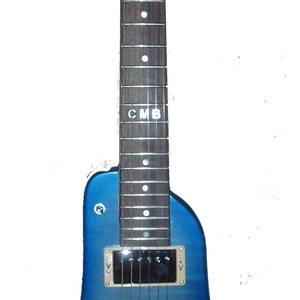 Pearly Blue Custom Rambler Travel Guitar