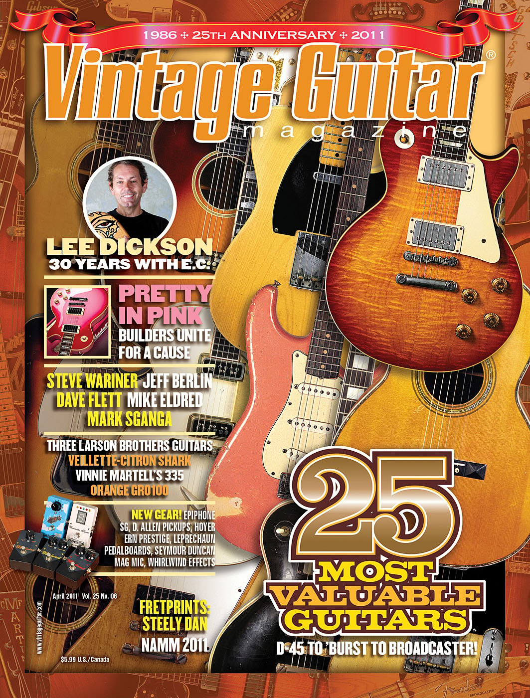 Vintage Guitar Magazine Cover