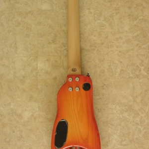 Custom Rambler Travel Guitar  - Ash body in Tangerine Burst