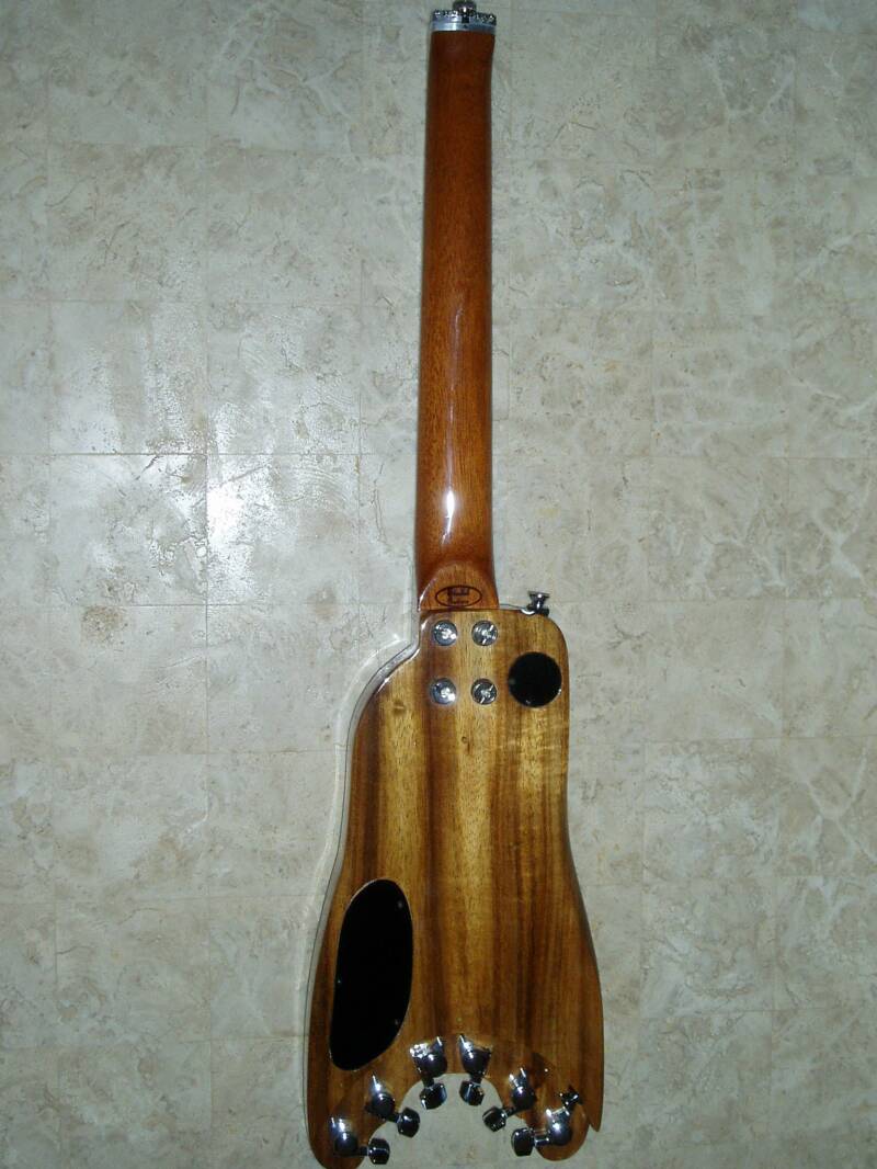 Natural KOA Custom Rambler Portable Guitar