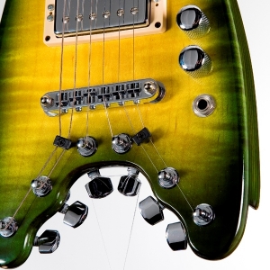 Rambler Custom Portable Guitar - Green Burst