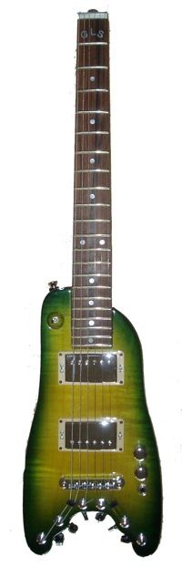 Rambler Custom Travel Guitar - Green Burst