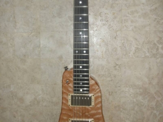 Rambler Custom Travel Guitar - Quilted Maple Natural Finish