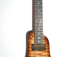 Rambler Custom Travel Guitar - Quilted Tobacco Sunburst with Piezo option