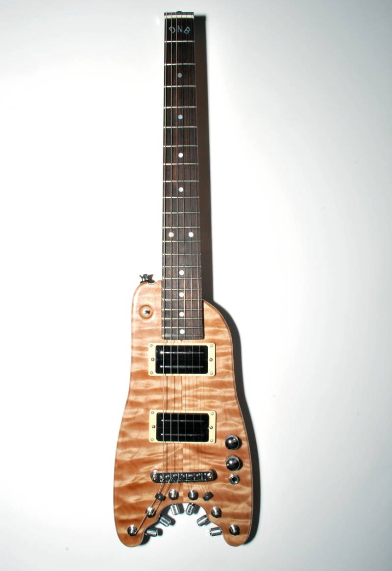 Rambler Custom Travel Guitar with Quilted Top