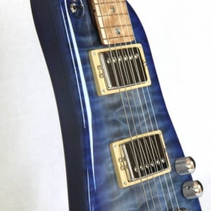Rambler Travel Guitar in Blue Burst