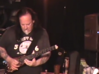 Smokin' Joe jammin with his Rambler Guitar
