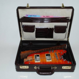 Rambler Travel Guitar in a briefcase