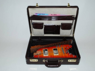 Rambler Travel Guitar in a briefcase