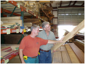 Looking at wood for a Custom Rambler®