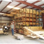 Russ Strobel visiting Merrill's Wood Shed in Alva, FL