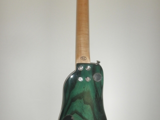Strobel Rambler Custom Green Burst Travel Guitar