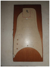 Back Template for a Rambler® Travel Guitar