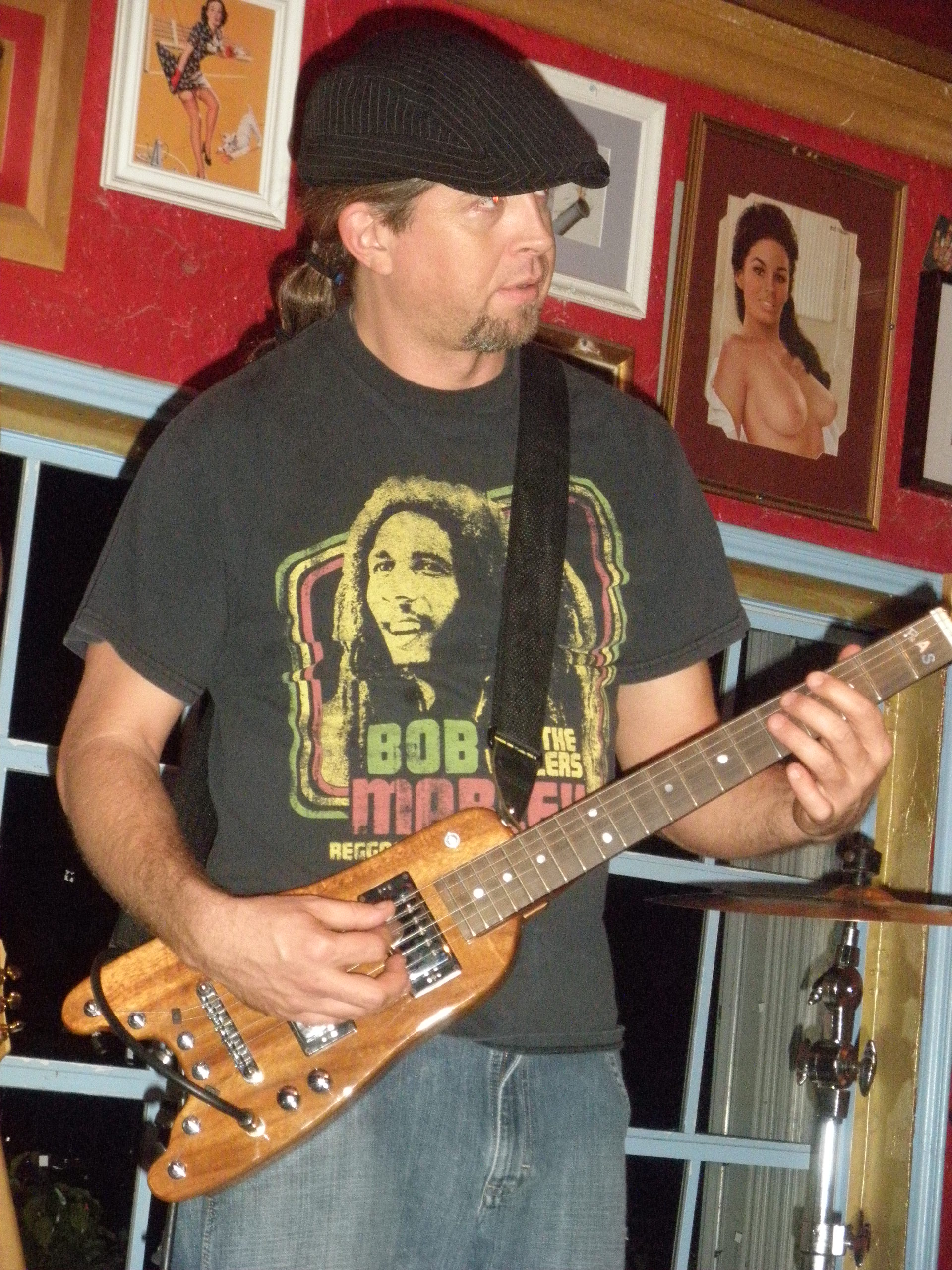 JP Soars Playing KOA Rambler Custom Portable Guitar Dec 2009