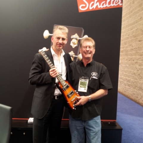 Talking to Lars from Schaller about parts for Rambler Travel Guitars