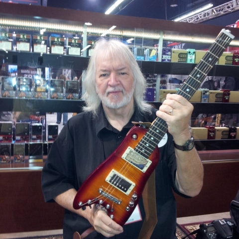 Talking with Seymour Duncan about pick ups for Rambler Travel Guitars