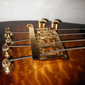 Strobel Rambler Travel Bass in Tobacco Sunburst with Gold Hardware