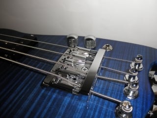 Blue Rambler Travel Electric Bass Schaller D4 Roller Bridge