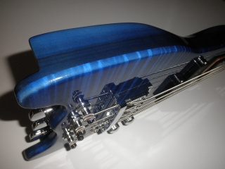 Blue Rambler Travel Bass Side View
