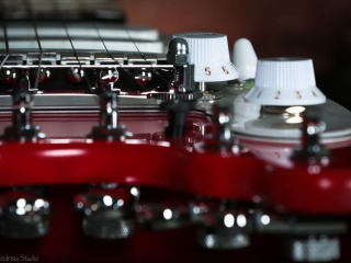 Dakota Red STROBELCASTER Trave Guitar with push-push coil tap for neck Zexcoil pick up