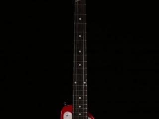 Dakota Red STROBELCASTER Travel Guitar - Front - Zexcoil pick ups