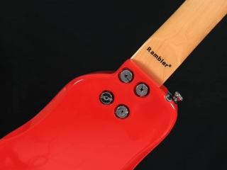 Dakota Red STROBELCASTER Travel Guitar with Detachable Neck