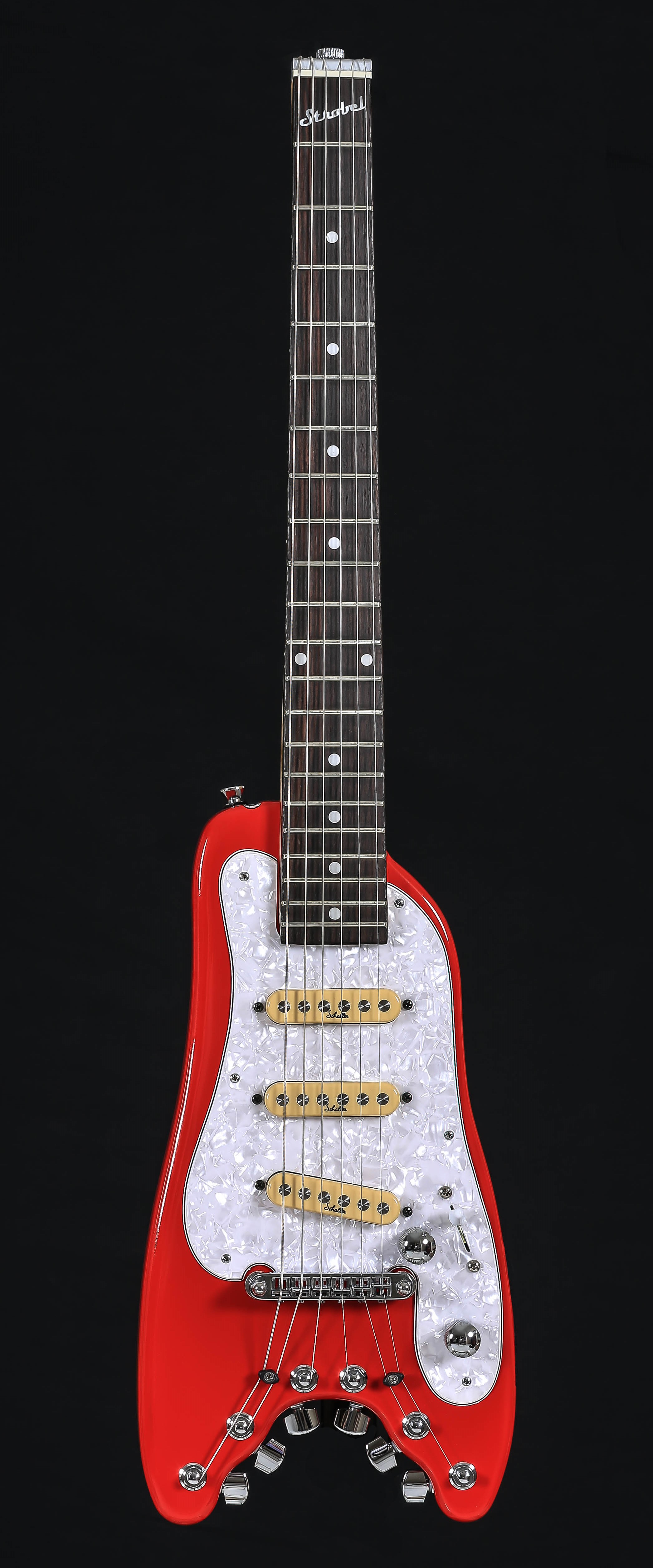 STROBELCASTER Plus Travel Guitar - Dakota Red