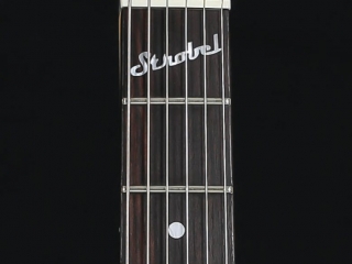 STROBEL logo on Rambler Professional Electric Travel Guitars