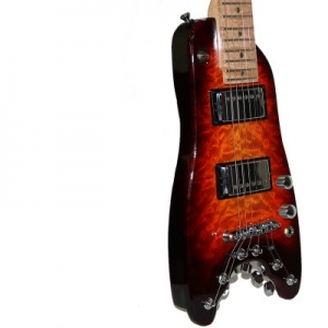Rambler Custom Travel Guitar - Quilted Maple Top - Three Color Sunburst